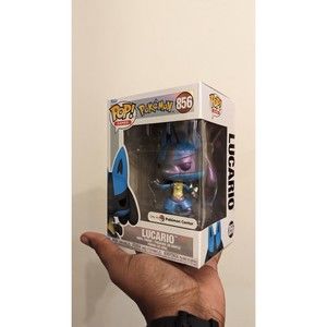 Funko Pop! Vinyl Pokémon Center Exclusive Lucario #856 Pearlescent IN HAND